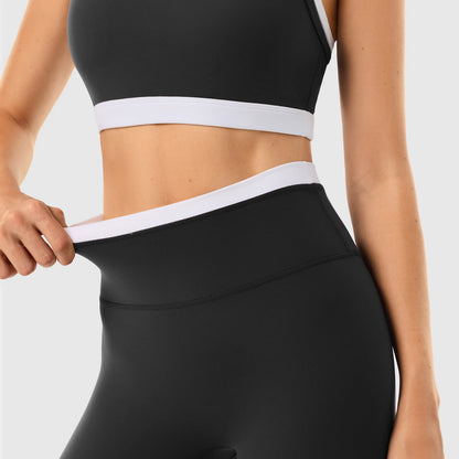 INNO MINT Women'S Workout Set 2 Pieces Workout Outfits Seamless Yoga Leggings with Padded Sports Bras Athletic Gym Casual Outfits
